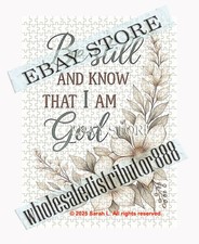 500 piece jigsaw puzzle Be Still And Know Scripture