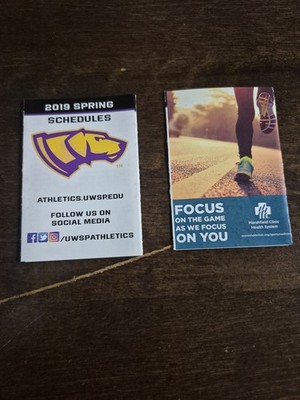 2019 University of Wisconsin Stevens Point Pointers Spring Sports Pocket...