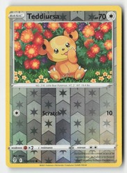 Teddiursa 126/203 Evolving Skies Reverse Holo Common