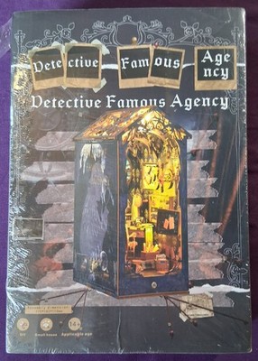 DIY Book Nook Bausatz - Detective Famous Agency - NEU - Bücherecke - 253 Teile