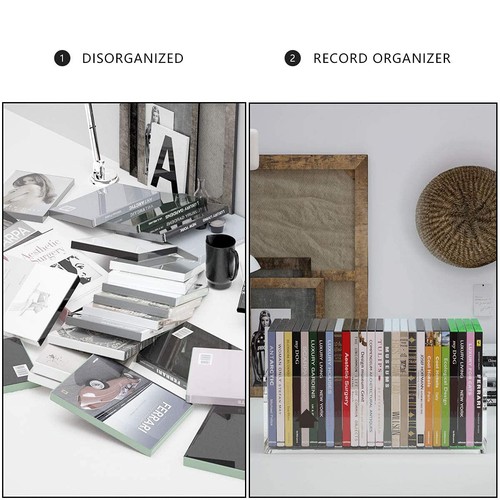 AITEE DVD/CD Storage Box 2 Packs, Acrylic Storage Container for Blu ...