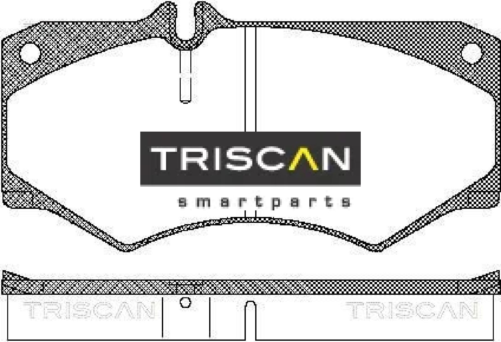 Triscan Bremsbel?Ge Vorne Mercedes Vw - Bild 4