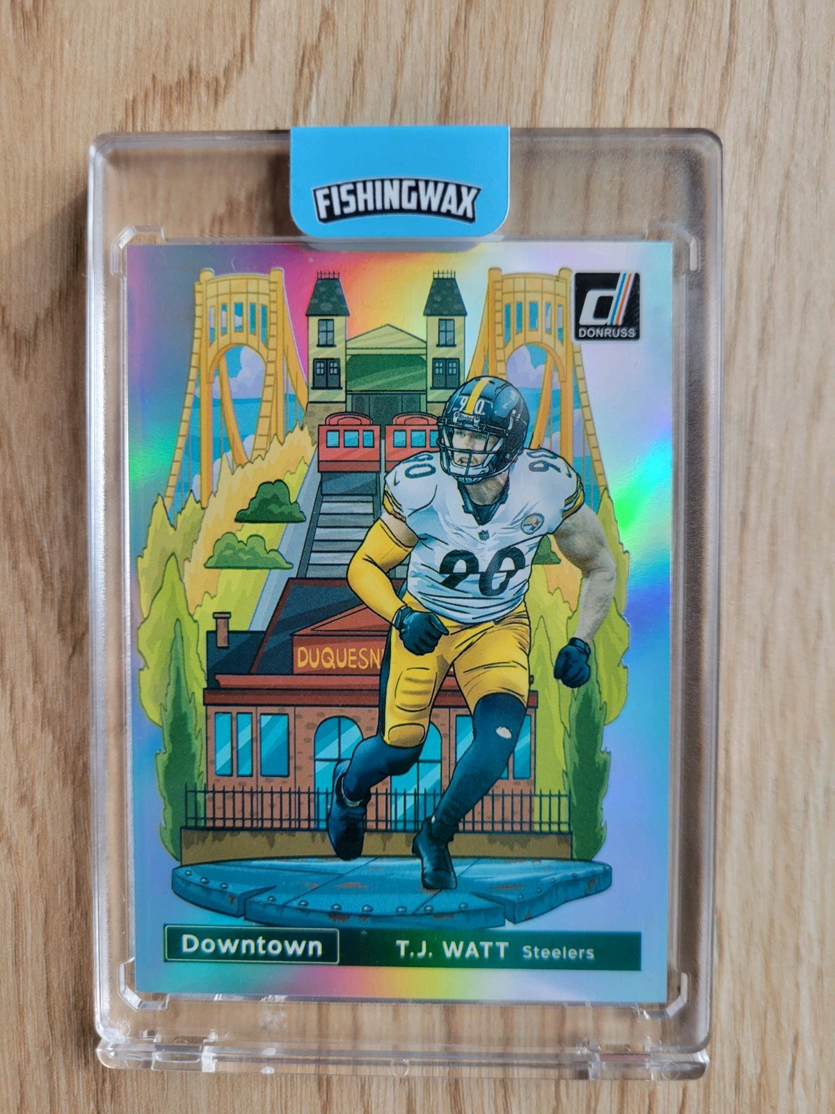 2021 Panini Donruss Downtown! T.J. Watt #DT-17