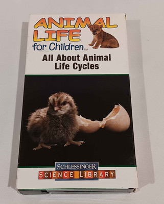 Animal Life For Children: All About Animal Life Cycles VHS Schlessinger Science