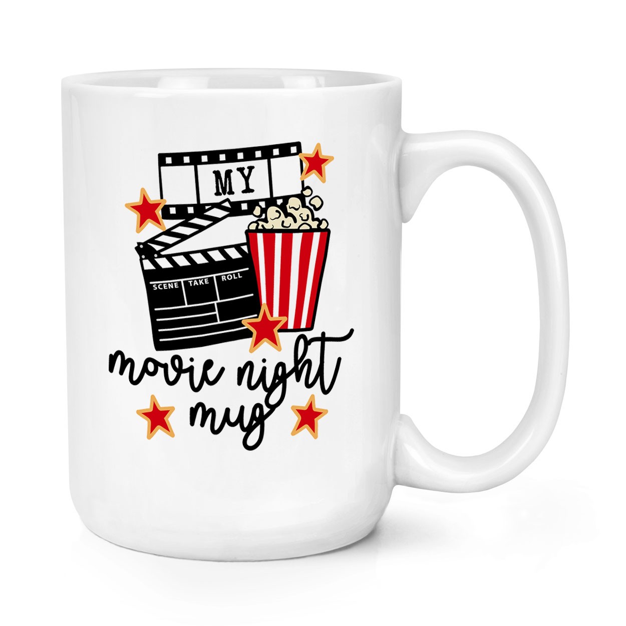 My Movie Night Mug 15oz Large Mug Cup Birthday Director Mum Dad Brother Sister