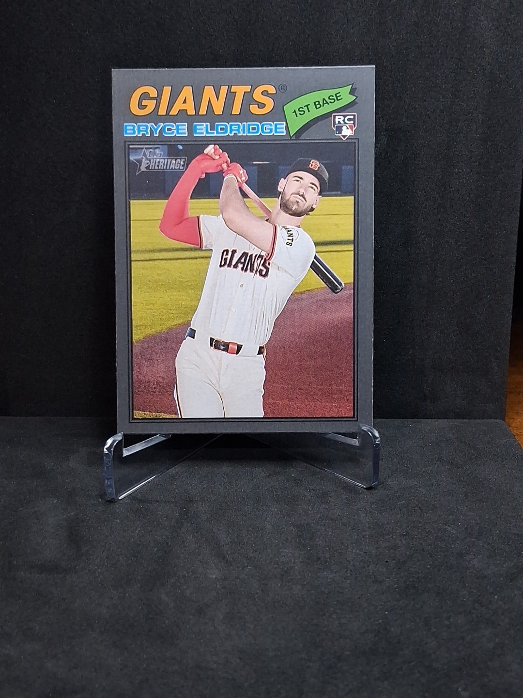Bryce Eldridge 2026 Topps Heritage #310 Dark Gray Border (RC)⚾️ SF Giants RC 🧨