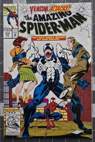 Amazing Spider-Man #374 (Marvel Comics February 1993) Venom Appearance VF/NM