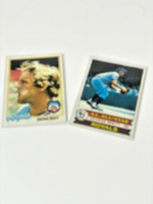 Lot o 2 HOFer George Brett, 1978 & 1979 Topp in NM-M Condition.