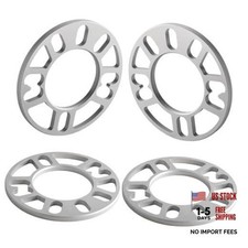 8mm Universal Wheel Spacers for Most 4 5 Lug 8mm 5/16" Thick 4 Pack