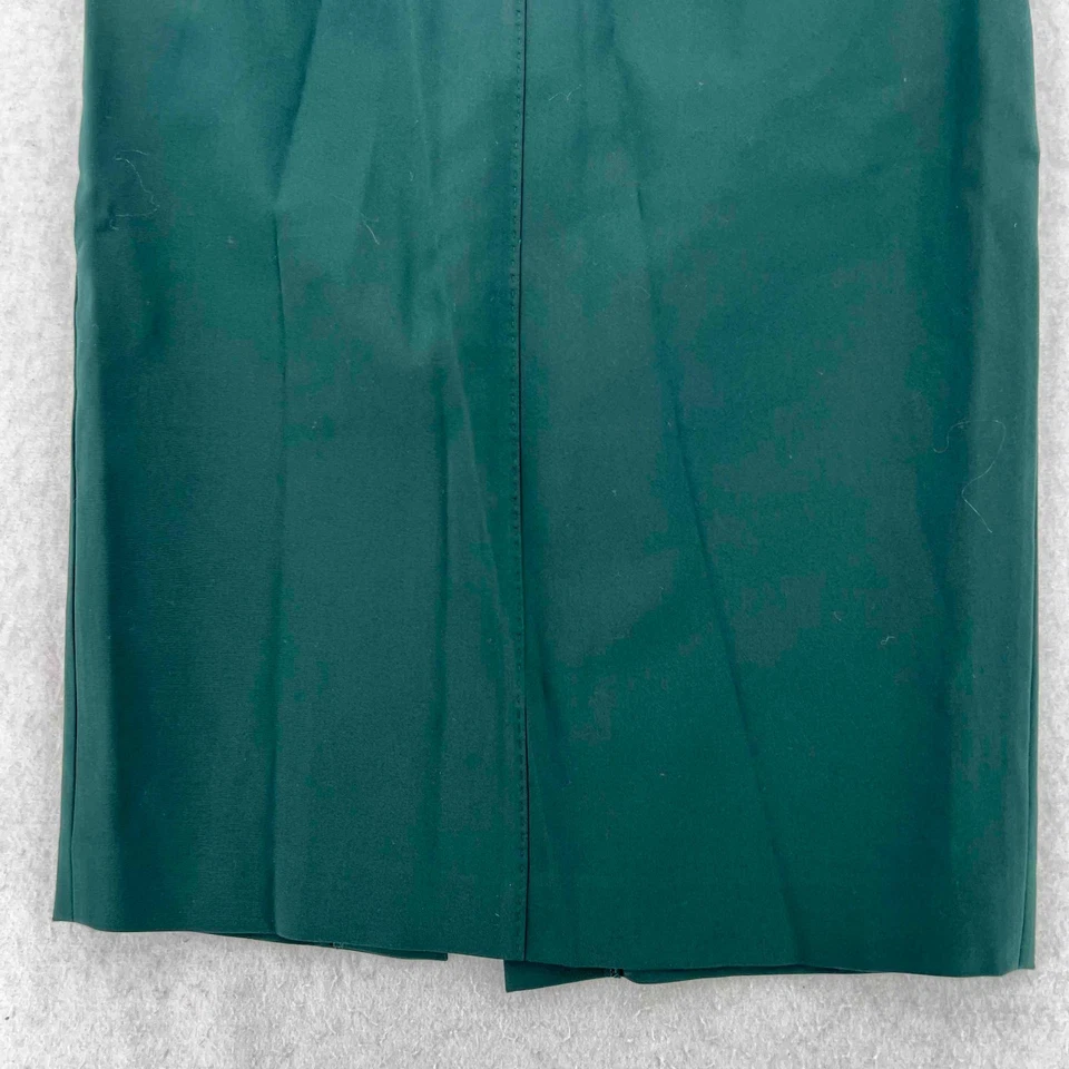 Женская юбка-карандаш LES COPAINS длина до колена зеленая с высоким подъемом размер W27 L24 - Изображение 3 из 4