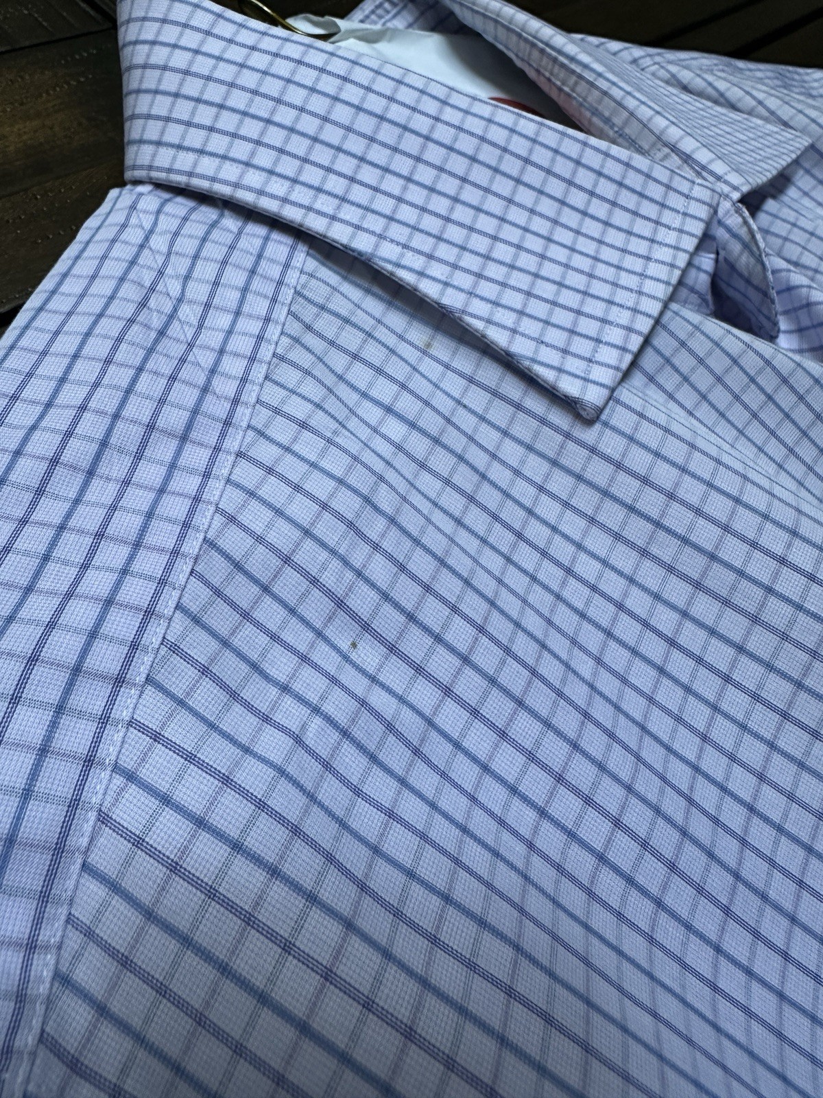 Robert Talbott Multi Check Pattern Cotton Dress S… - image 17