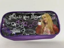 Disney Channel Hannah Montana Purple “This Is The Life” Pencil Case
