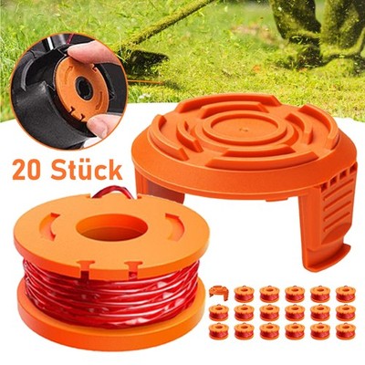20x Rasentrimmer Fadenspule Für WORX GT/WG WG150E WG151E WG155E WG157E WG163E