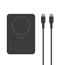 Belkin 5000 mAh 7.5w Magnetic Wireless Power Bank USB-C Port Kickstand -
