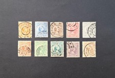 Netherlands 1891-1894 - Princess Wilhelmina up to 50 ct - beautiful used stamps