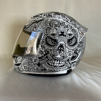 Icon Airmada Chantilly Helmet Skull Mint Medium  
