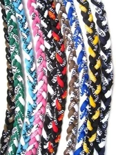 24" and 20" Tornado Braided Sports Rope Necklace Twisted Baseball Softball Kids