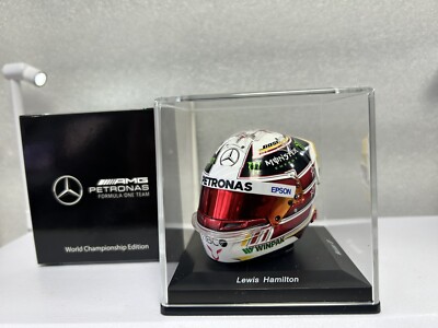 Spark 1:5 - Coche A Escala - Exclusivo! Lewis Hamilton 2024 British GP Helmet 1 5 Mercedes F1 7 Times Wc F1