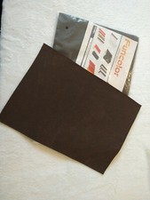 New DARK BROWN Funcolor Faux Leather, Leather Sheets, 6 pack 8.5 X 11.5