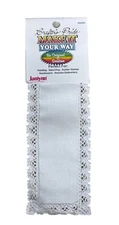 Crafter's Pride Make It Your Way White Lace Edged Bookmark