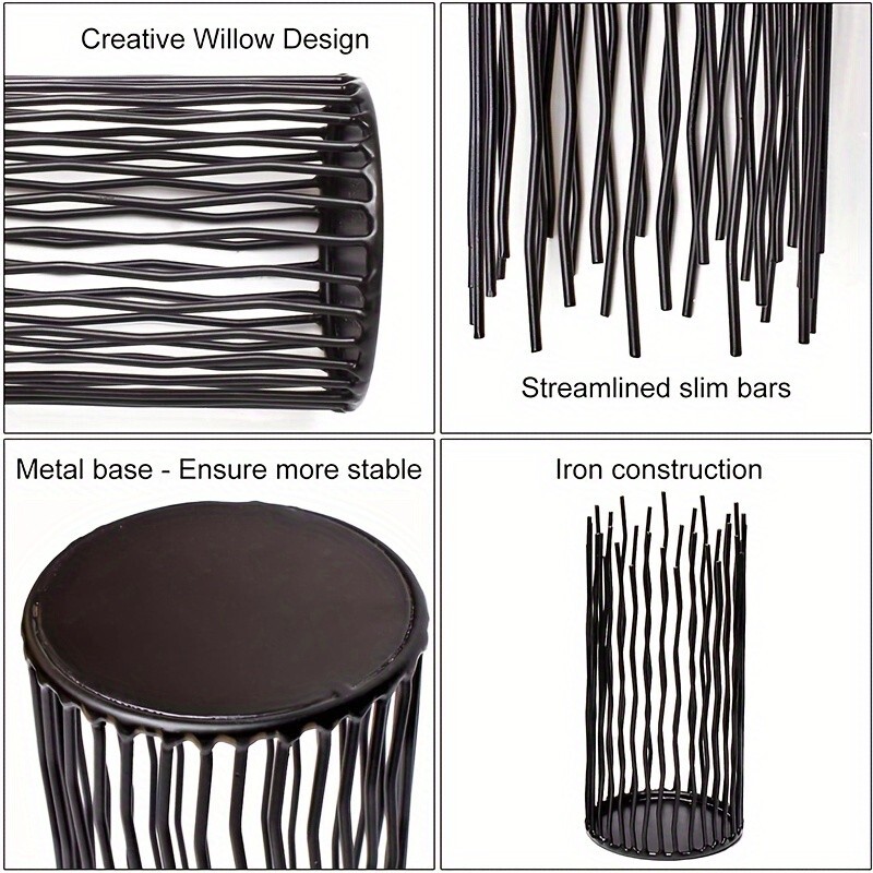 3-piece black metal candle holder set for dining table center, party, wedding,