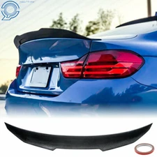 For BMW 4 Series Rear Spoiler Wing F32 428i 430i 435i 440i PSM Style Gloss Black