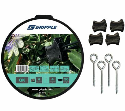 GRIPPLE NYLON SPALIER GARTENSET | Pflanzentraining Drahtlauf | GK-KIT4