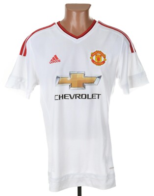 Manchester United 2015/2016 Auswärts Fußball Shirt Trikot Adidas Größe M Erwachsene