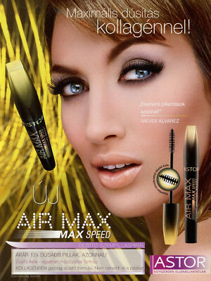 ASTOR magazine AD #07 RARE OOP 2010 FOREIGN NIEVES ALVAREZ