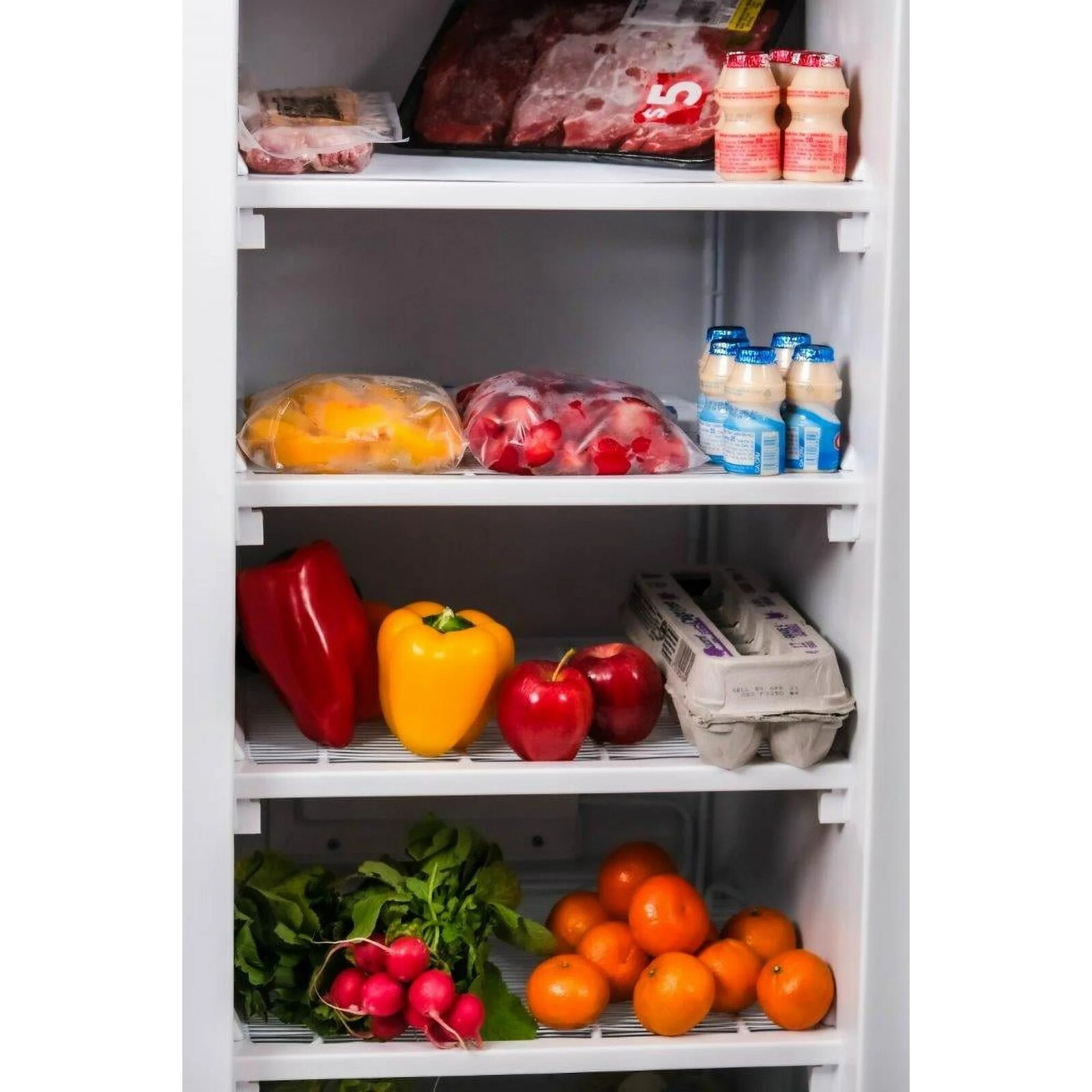 [US WAREHOUSE] 6.5 Cu. ft. Upright Freezer, Platinum Silver, EFRF698