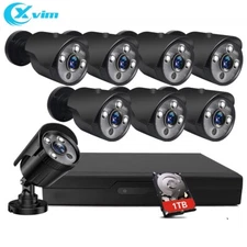 XVIM 1080P Outdoor Camera Security System  8CH DVR HDMI CCTV Camera IR Night