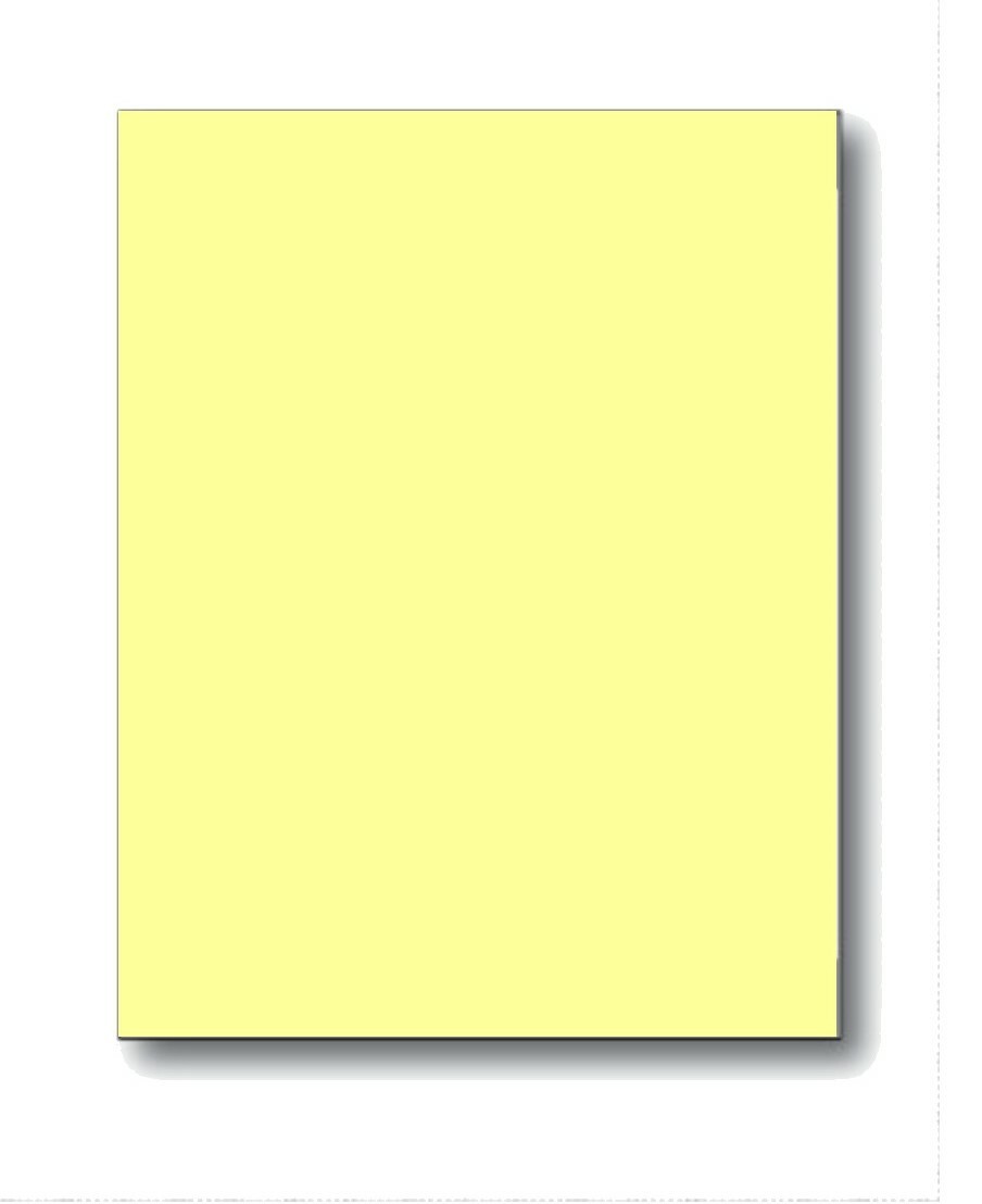 Letter-Size Yellow Posting Sheets with Adhesive Strips 8.5x11 65lb 250 Sheets  