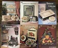 Lot of 6 Tolehaven Collection Magazines by Gail Anderson Viking Folk Art Pub.