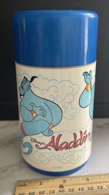 Vintage Plastic Aladdin Thermos Disney's Aladdin | eBay