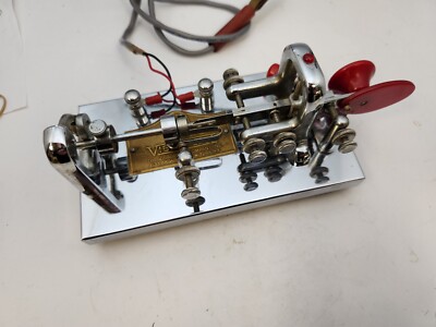 VIBROPLEX Original Deluxe Telegraph Morse Key Bug with a Case. 256319