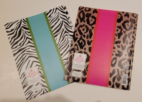 2 Class Act 'Go Wild' Prints 3 Prong 2 Pocket Plastic Folders 11.75" x 9.5" - Picture 14 of 14