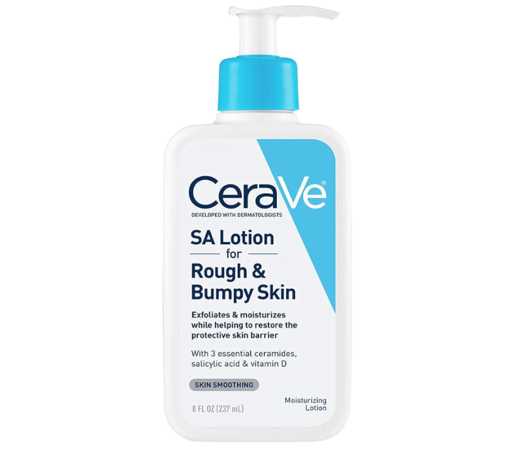 Get FREE SHIPPING on CeraVe SA Lotion for Rough Bumpy Skin with Vitamin D and Hyaluronic Acid