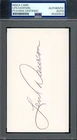 Len Dawson PSA DNA Coa Signed 3x5 Index Card Chiefs HOF Autograph