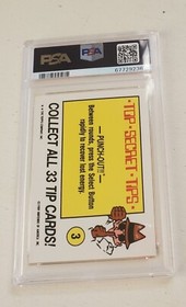 1989 Topps Nintendo Punch Out Sticker PSA 8 vtg NES card Soda Popinski #3 