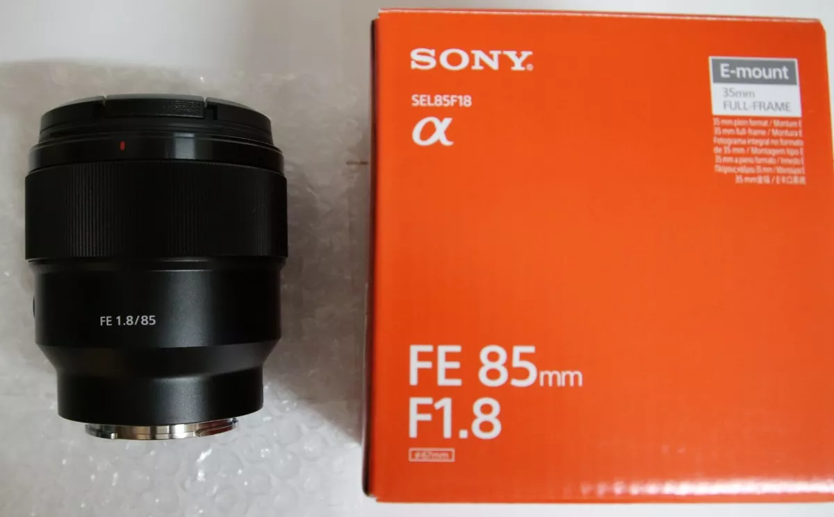 SONY FE 85mm f/1.8 Lens SEL85F18 E-MOUNT