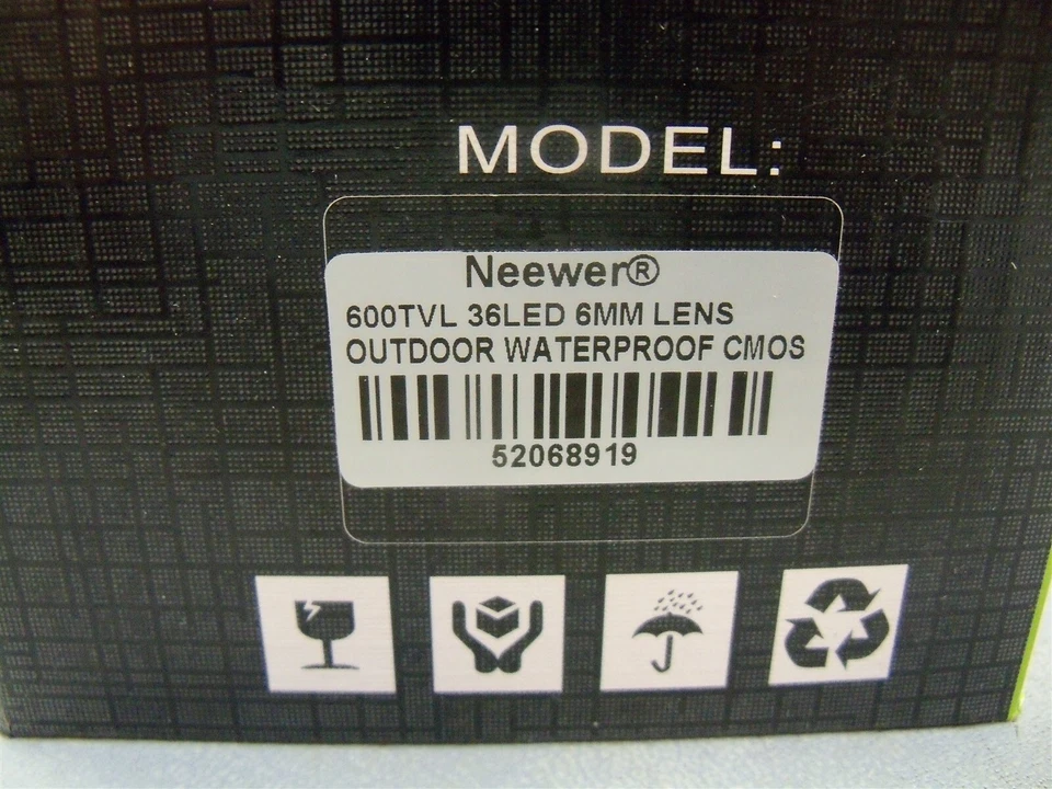 CCD IR color Digital Camera Neewer 48IR CMOS NTSC indoor outdoor CCTV Setof 3 - Image 4 of 4