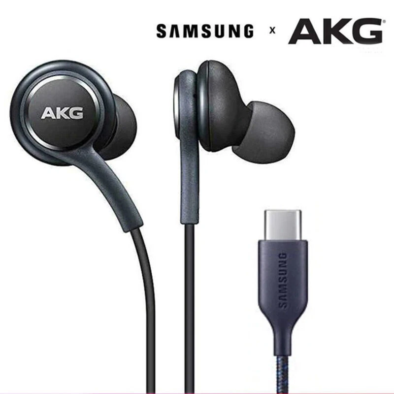 Samsung Ecouteur filaire intra-auriculaire USB Type-C Blanc, Sound by AKG