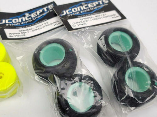 JConcepts Losi Mini-T 2.0 Tire Package JCO3405y JCO3101-02 JCO3102-02 - Picture 4 of 5