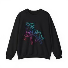Horse Sweatshirt, Horse Owner Horses Animals Lovers Women Men Cute Sweatshirt