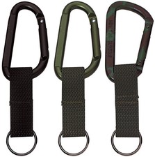 Jumbo 80MM Snap Hook Carabiner With Web Strap Key Ring