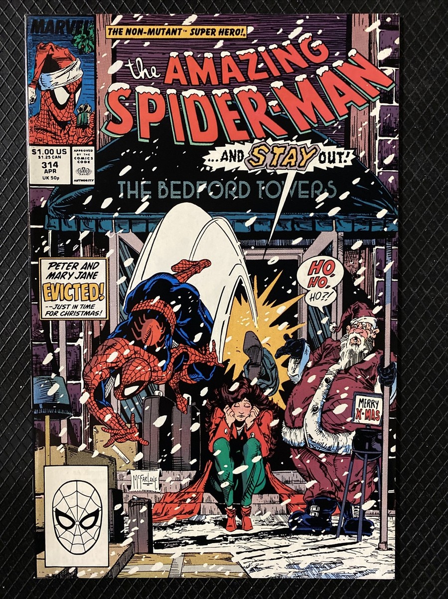 Amazing Spider-Man #314 - Todd McFarlane Christmas Cover Amazing Spider-Man #314 - Todd McFarlane Christmas Cover