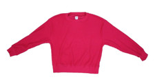 Gap Kids Ribbed Sweatshirt Pink Soft Ribbed Knit Crewneck Stretch Youth Girls XL