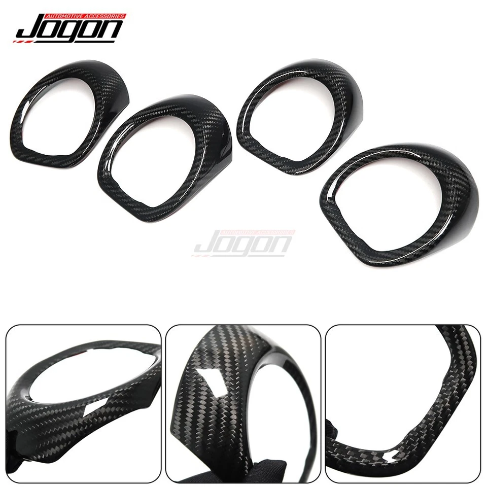 Крышка выпускного отверстия приборной панели из настоящего углеродного волокна для Porsche 718 Cayman Boxster - Изображение 2 из 4