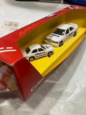 2 VTG, NEW MINT, BOXED CORGI SERVIS MERCEDES CARS, NIB, MADE IN GREAT BRITAIN!!