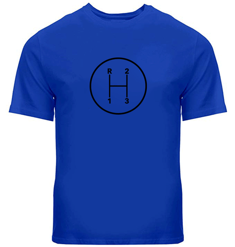Manual Transmission Gears T-shirt Shift Pattern 3 Speed Stick Shirts Manual Gear - Picture 3 of 34